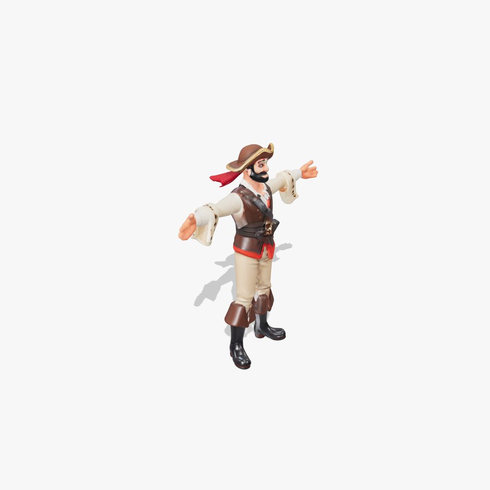 Charming Pirate model pack